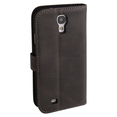 Horizontal Flip Magnetic Buckle Leather Case with Credit Card Slots & Holder for Galaxy S IV / i9500
