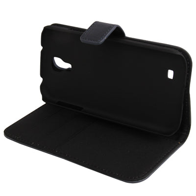Horizontal Flip Magnetic Buckle Leather Case with Credit Card Slots & Holder for Galaxy S IV / i9500