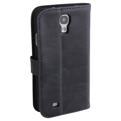 Horizontal Flip Magnetic Buckle Leather Case with Credit Card Slots & Holder for Galaxy S IV / i9500