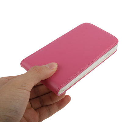 Pure Color Vertical Flip Leather Case for Galaxy S IV / i9500