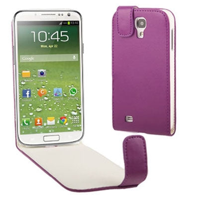 Pure Color Vertical Flip Leather Case for Galaxy S IV / i9500