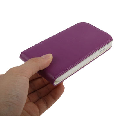 Pure Color Vertical Flip Leather Case for Galaxy S IV / i9500