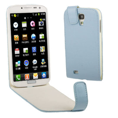 Pure Color Vertical Flip Leather Case for Galaxy S IV / i9500