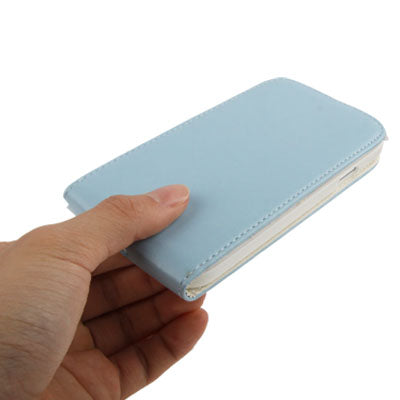 Pure Color Vertical Flip Leather Case for Galaxy S IV / i9500