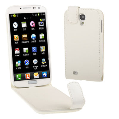 Pure Color Vertical Flip Leather Case for Galaxy S IV / i9500