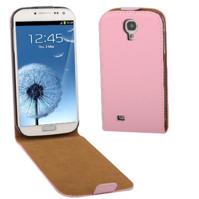 Vertical Flip Leather Case for Galaxy S IV / i9500