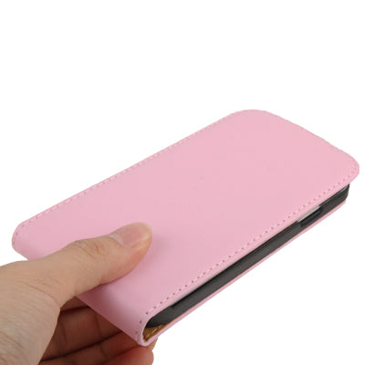 Vertical Flip Leather Case for Galaxy S IV / i9500