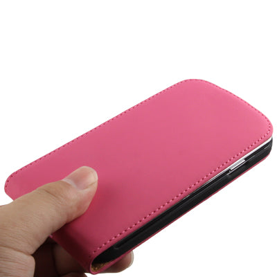 Vertical Flip Leather Case for Galaxy S IV / i9500