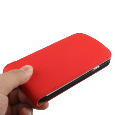 Vertical Flip Leather Case for Galaxy S IV / i9500