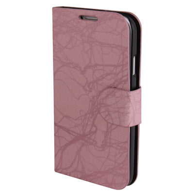 Roots Texture Horizontal Flip Leather Case with Credit Card Slots for Galaxy S IV / i9500