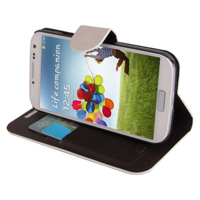 Roots Texture Horizontal Flip Leather Case with Credit Card Slots for Galaxy S IV / i9500