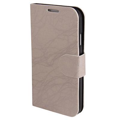 Roots Texture Horizontal Flip Leather Case with Credit Card Slots for Galaxy S IV / i9500