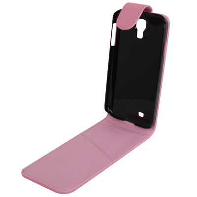 Pure Color Vertical Flip Leather Case with Credit Card Slot for Galaxy S IV / i9500
