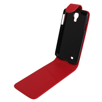 Pure Color Vertical Flip Leather Case with Credit Card Slot for Galaxy S IV / i9500