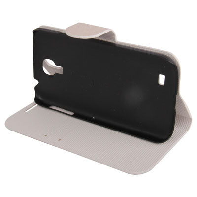 Honeycomb Style Leather Case with Credit Card Slots & Holder for Galaxy S IV / i9500