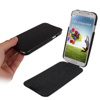 Lichi Texture Vertical Flip Leather Case for Galaxy S IV / i9500