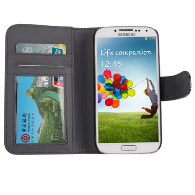 Snakeskin Texture Horizontal Flip Leather Case with Credit Card Slots & Holder for Galaxy S IV / i9500