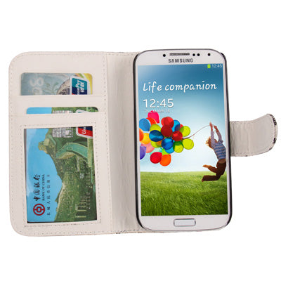 Snakeskin Texture Horizontal Flip Leather Case with Credit Card Slots & Holder for Galaxy S IV / i9500