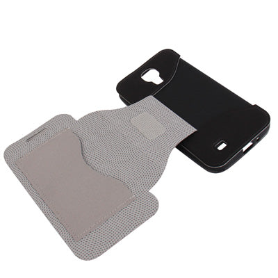 Natural Texture Horizontal Flip Leather with Credit Card Slots & Holder for Galaxy S IV / i9500