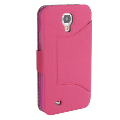 Natural Texture Horizontal Flip Leather with Credit Card Slots & Holder for Galaxy S IV / i9500