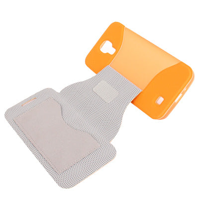 Natural Texture Horizontal Flip Leather with Credit Card Slots & Holder for Galaxy S IV / i9500