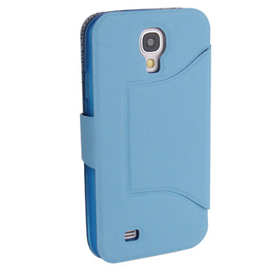Natural Texture Horizontal Flip Leather with Credit Card Slots & Holder for Galaxy S IV / i9500