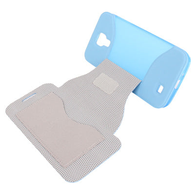 Natural Texture Horizontal Flip Leather with Credit Card Slots & Holder for Galaxy S IV / i9500