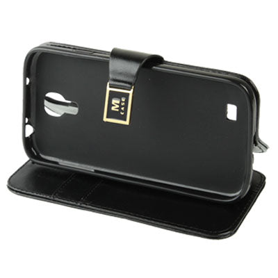 Crazy Horse Texture High Quality Leather Case with Credit Card Slots & Holder for Galaxy S IV / i9500