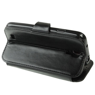 Crazy Horse Texture High Quality Leather Case with Credit Card Slots & Holder for Galaxy S IV / i9500