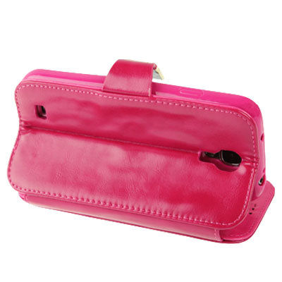 Crazy Horse Texture High Quality Leather Case with Credit Card Slots & Holder for Galaxy S IV / i9500
