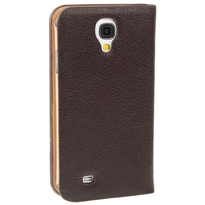 Lichi Texture High Quality Genuine Leather Case with Credit Card Slots & Holder for Galaxy S IV / i9500