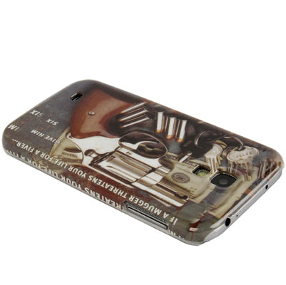 Handgun Pattern Plastic Case for Galaxy S IV / i9500