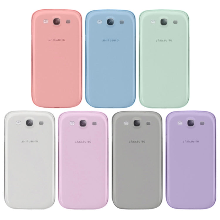 0.45mm Ultra-thin Polycarbonate Material TPU & Jelly Case for Galaxy SIII / i9300