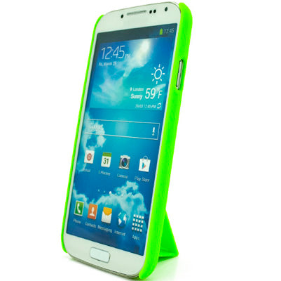 Pure Color Hard Plastic Case with Holder for Galaxy S IV / i9500