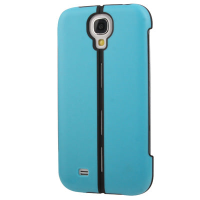 Transform Shell Plastic & Silicon Double-layer Protection Case for Galaxy S IV / i9500(Blue)