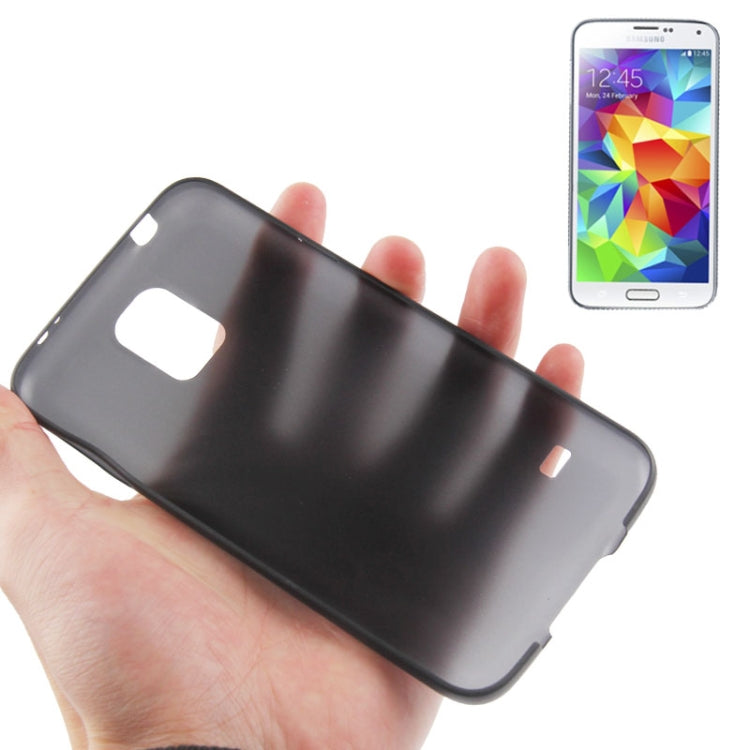0.3mm Ultra-thin Polycarbonate Material TPU Protection Shell for Galaxy S5 / G900, Transparent Version / Matte Edition