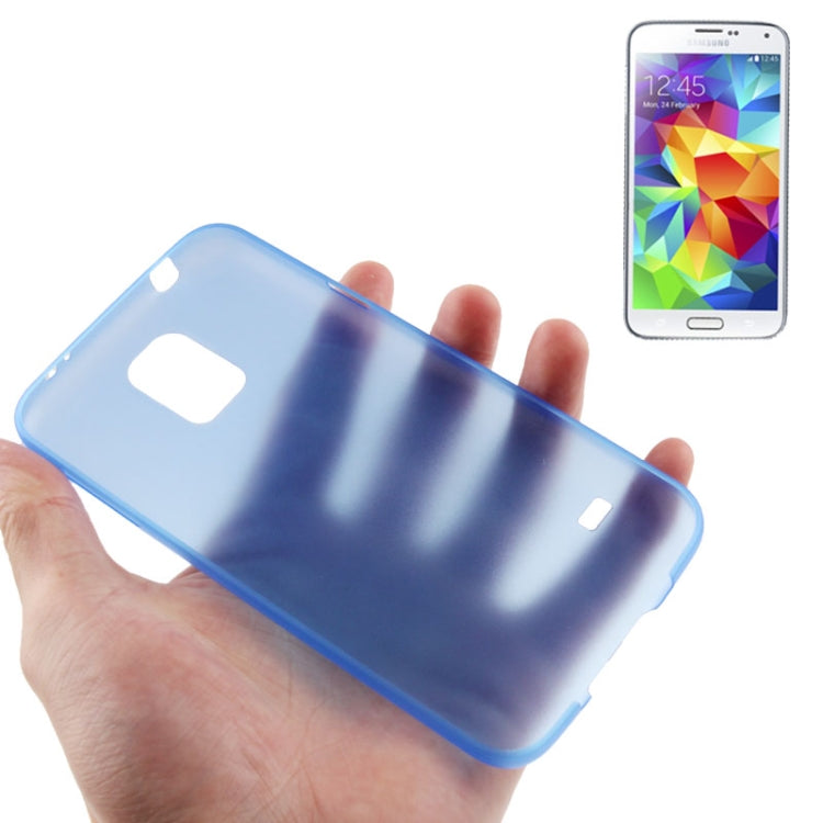0.3mm Ultra-thin Polycarbonate Material TPU Protection Shell for Galaxy S5 / G900, Transparent Version / Matte Edition