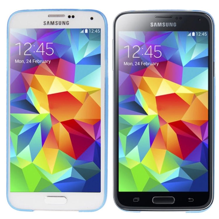 0.3mm Ultra-thin Polycarbonate Material TPU Protection Shell for Galaxy S5 / G900, Transparent Version / Matte Edition