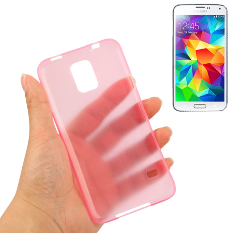 0.3mm Ultra-thin Polycarbonate Material TPU Protection Shell for Galaxy S5 / G900, Transparent Version / Matte Edition