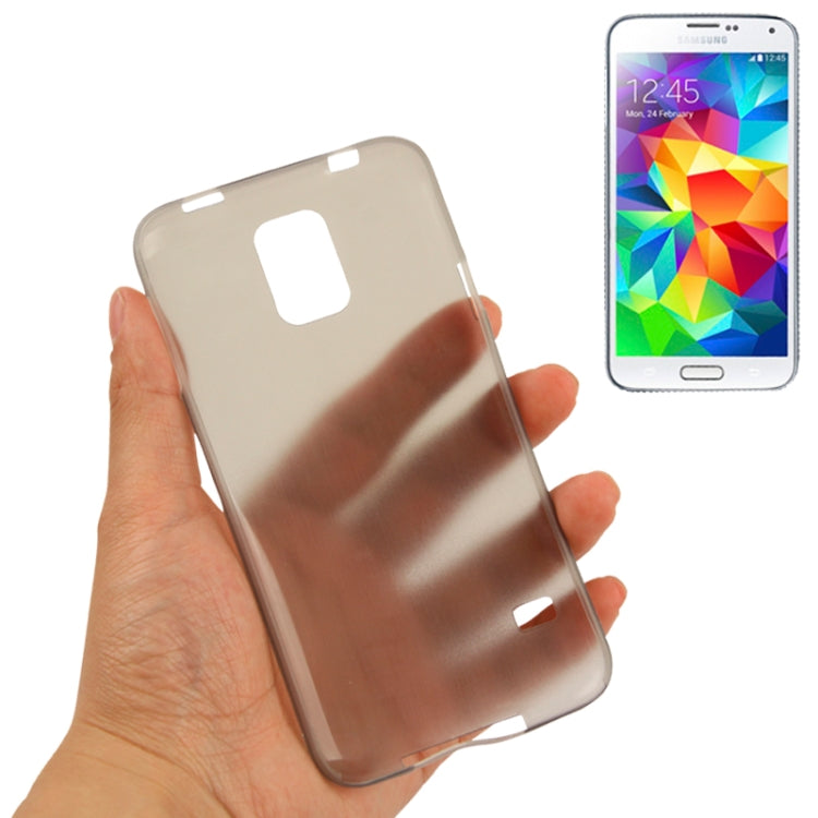 0.3mm Ultra-thin Polycarbonate Material TPU Protection Shell for Galaxy S5 / G900, Transparent Version / Matte Edition