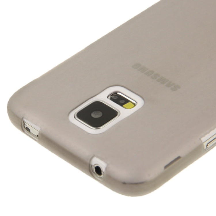 0.3mm Ultra-thin Polycarbonate Material TPU Protection Shell for Galaxy S5 / G900, Transparent Version / Matte Edition