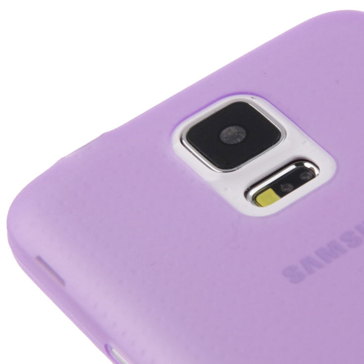 0.3mm Ultra-thin Polycarbonate Material TPU Protection Shell for Galaxy S5 / G900, Transparent Version / Matte Edition