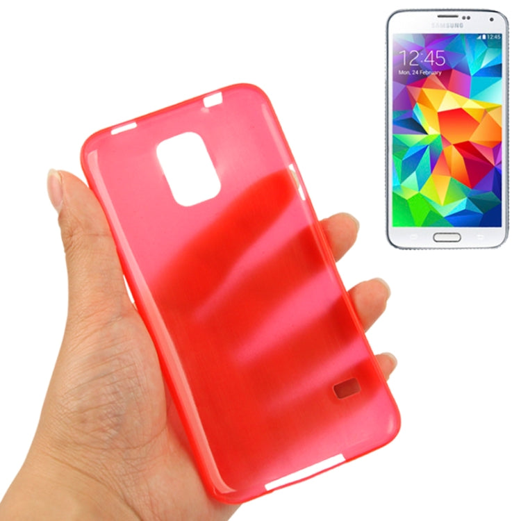 0.3mm Ultra-thin Polycarbonate Material TPU Protection Shell for Galaxy S5 / G900, Transparent Version / Matte Edition