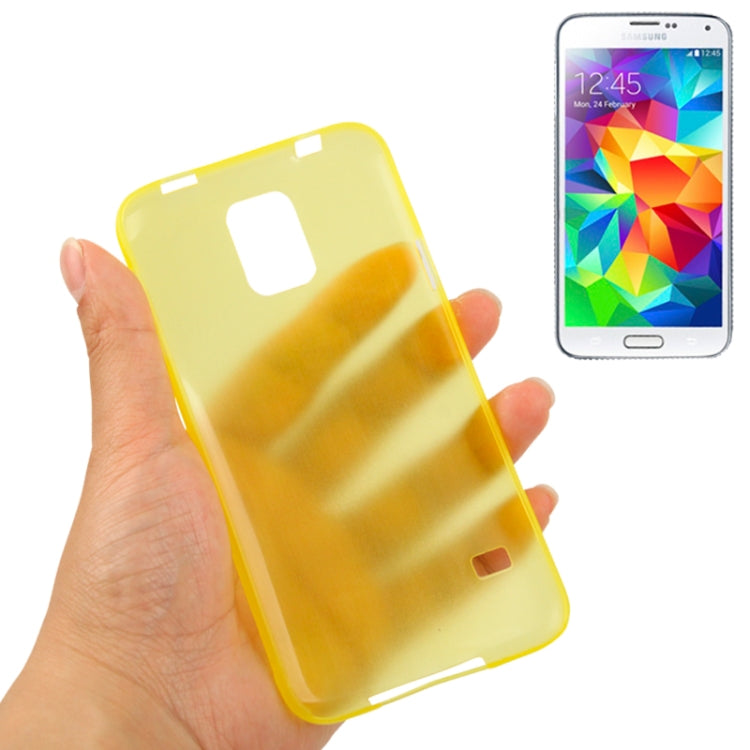 0.3mm Ultra-thin Polycarbonate Material TPU Protection Shell for Galaxy S5 / G900, Transparent Version / Matte Edition