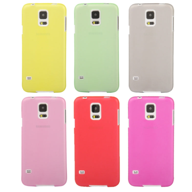 0.3mm Ultra-thin Polycarbonate Material TPU Protection Shell for Galaxy S5 / G900, Transparent Version / Matte Edition