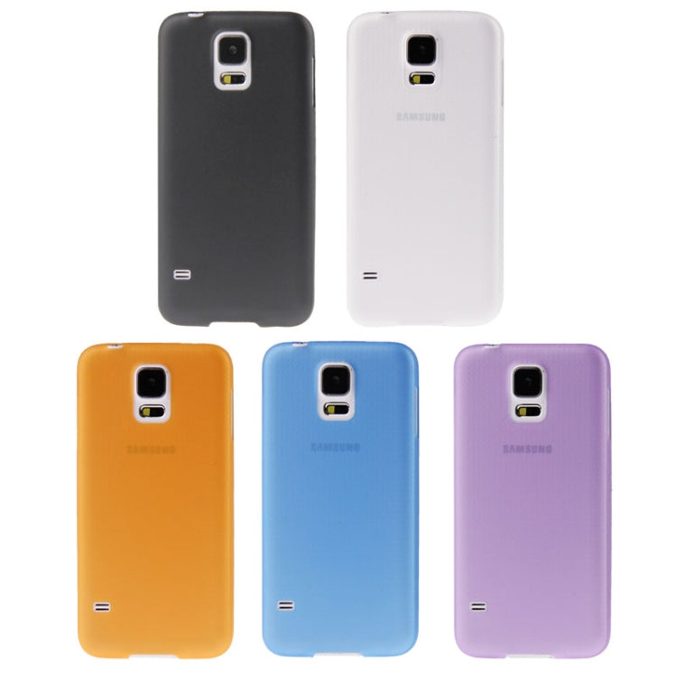 0.3mm Ultra-thin Polycarbonate Material TPU Protection Shell for Galaxy S5 / G900, Transparent Version / Matte Edition