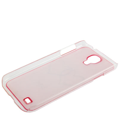 QYG Q-case High Quality Love Series 2 Hearts Flower Pattern Crystal Case for Galaxy S IV / i9500
