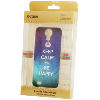 QYG Q-case High Quality United Kingdom Propaganda Poster Pattern Crystal Case for Galaxy S IV / i9500