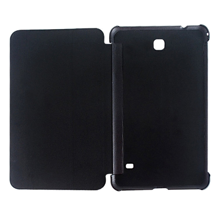 2-folding Wave Texture Flip Leather Case with Holder & Sleep / Wake-up Function for Galaxy Tab 4 8.0 / T330