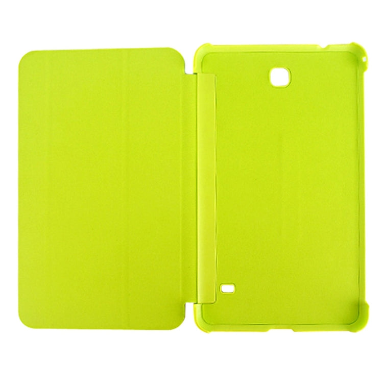 2-folding Wave Texture Flip Leather Case with Holder & Sleep / Wake-up Function for Galaxy Tab 4 8.0 / T330